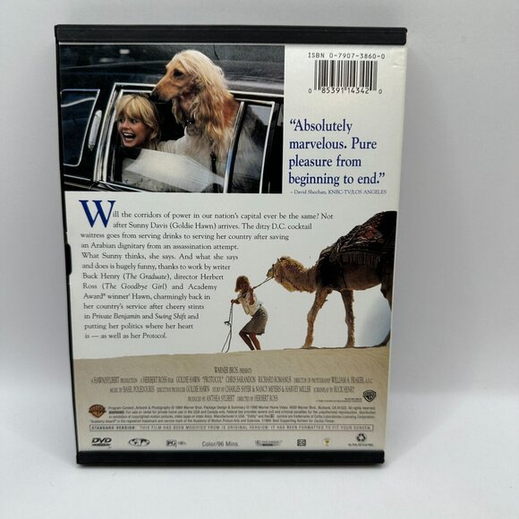 Goldie Hawn Protocol DVD Warner Bros 2004 Comedy Classic Region 1 NTSC - Picture 3 of 4